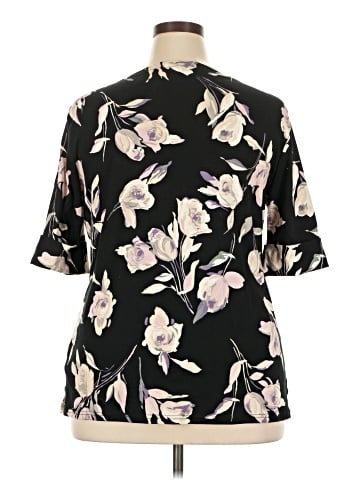 Lauren by Ralph Lauren Short Sleeve Blouse (view 2)