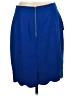 Brixon Ivy Solid Blue Casual Skirt Size L - photo 2