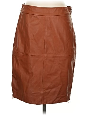 Trina Turk Leather Skirt (view 1)