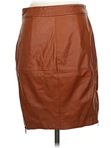 Trina Turk Leather Skirt (view 2)