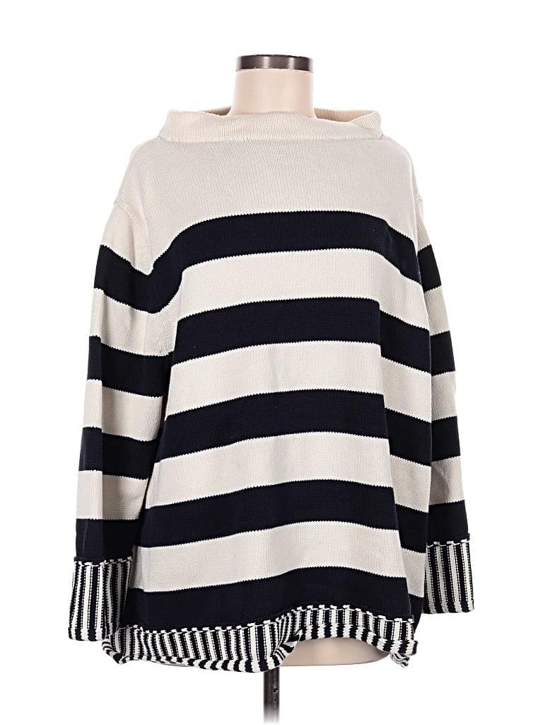 Pre-owned Zara Pullover Sweater In Ivory