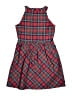 Vineyard Vines 100% Polyester Plaid Red Dress Size 12 - photo 2