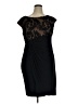 Connected Apparel 100% Polyester Black Cocktail Dress Size 14W - photo 1