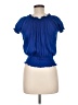 Unbranded Blue Short Sleeve Blouse Size M (estimated) - photo 2