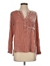 S.Y.L.K. Brown Long Sleeve Blouse Size S - photo 1