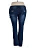 Unbranded Solid Blue Jeans Size XXL - photo 2