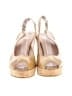 Stuart Weitzman Gold Wedges Size 8 - photo 2