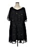 eShakti 100% Polyester Stars Black Cocktail Dress Size 1X (estimated) - photo 1
