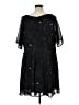 eShakti 100% Polyester Stars Black Cocktail Dress Size 1X (estimated) - photo 2