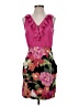 Tabitha 100% Polyester Tropical Pink Cocktail Dress Size 2 - photo 1