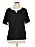Evolution by Cyrus Black Short Sleeve Top Size L - photo 1