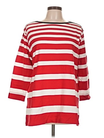 Liz Claiborne 3/4 Sleeve T-Shirt (view 1)