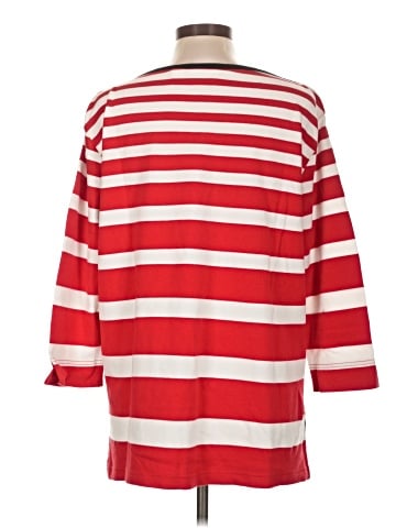 Liz Claiborne 3/4 Sleeve T-Shirt (view 2)