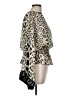 Joseph Ribkoff Animal Print Silver Long Sleeve Blouse Size 8 - photo 4