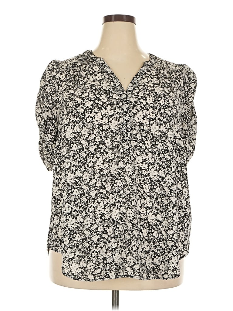 Pre-owned Torrid 3/4 Sleeve Blouse In Ivory