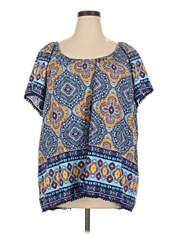Weekend Suzanne Betro Short Sleeve Blouse (view 1)