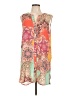 Spense 100% Polyester Paisley Orange Casual Dress Size L - photo 1