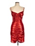 Timing Metallic Red Cocktail Dress Size L - photo 1
