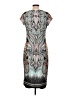 ECI Paisley Teal Cocktail Dress Size 12 - photo 2