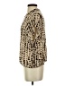 LNA Animal Print Tan Short Sleeve Turtleneck Size S - photo 5