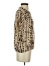 LNA Animal Print Tan Short Sleeve Turtleneck Size S - photo 4