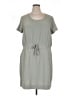32 Degrees 100% Polyester Solid Gray Casual Dress Size XL - photo 1