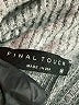 Final Touch Metallic Silver Turtleneck Sweater Size M - photo 8