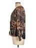 Sam and Jess 100% Polyester Brown Long Sleeve Blouse Size L (petite) - photo 5