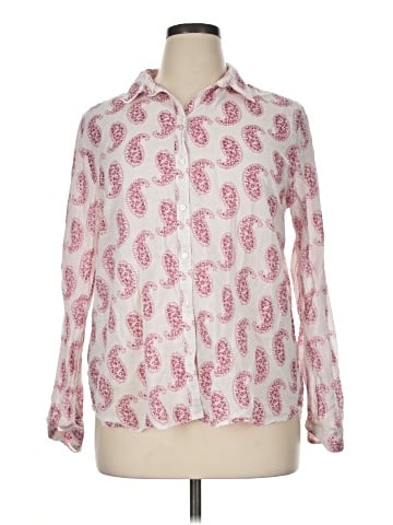 Ann Taylor LOFT Outlet Long Sleeve Button-Down Shirt (view 1)