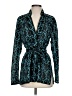 Per Se By Carlisle 100% Cotton Teal Blazer Size 4 - photo 1