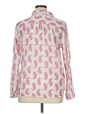 Ann Taylor LOFT Outlet Long Sleeve Button-Down Shirt (view 2)