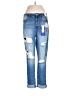 YMI 100% Cotton Graphic Blue Jeans Size 13 - photo 1