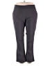 Alia Solid Gray Active Pants Size 20w - photo 1
