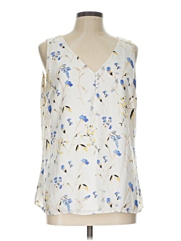 White House Black Market Sleeveless Blouse (view 1)