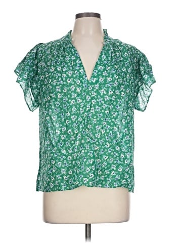 Birds of Paradis by Trovata Short Sleeve Blouse (view 1)