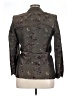 Zadig & Voltaire 100% Viscose Floral Gray Blazer Size 38 - photo 2