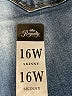 ROYALTY Solid Blue Jeans Size 16 - photo 8