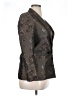 Zadig & Voltaire 100% Viscose Floral Gray Blazer Size 38 - photo 4