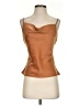 Elan 100% Polyester Brown Sleeveless Blouse Size S - photo 1
