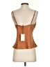 Elan 100% Polyester Brown Sleeveless Blouse Size S - photo 2