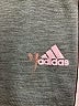 Adidas 100% Polyester Black Track Pants Size 6 - photo 3