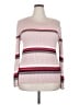 Liz Claiborne Stripes Pink Pullover Sweater Size XXL - photo 1