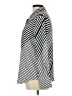 MNG 100% Polyester Chevron-herringbone Silver Long Sleeve Blouse Size L - photo 5