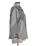 MNG 100% Polyester Chevron-herringbone Silver Long Sleeve Blouse Size L - photo 4