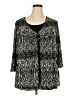 Essentials 100% Polyester Black Kimono Size 22 - photo 1