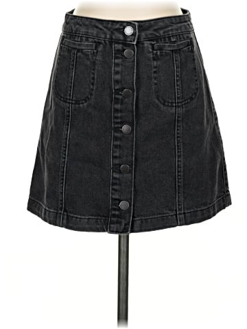 Topshop Denim Skirt (view 1)