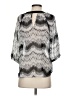 A. Byer 100% Polyester Silver 3/4 Sleeve Blouse Size S - photo 2