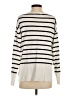 Marled Stripes Ivory Pullover Sweater Size S - photo 2