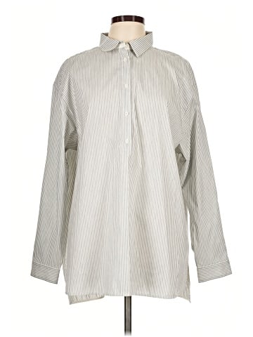 Lafayette 148 New York Long Sleeve Button-Down Shirt (view 1)
