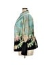 JS Collections 100% Silk Print Green Silk Blazer Size 18 - photo 5